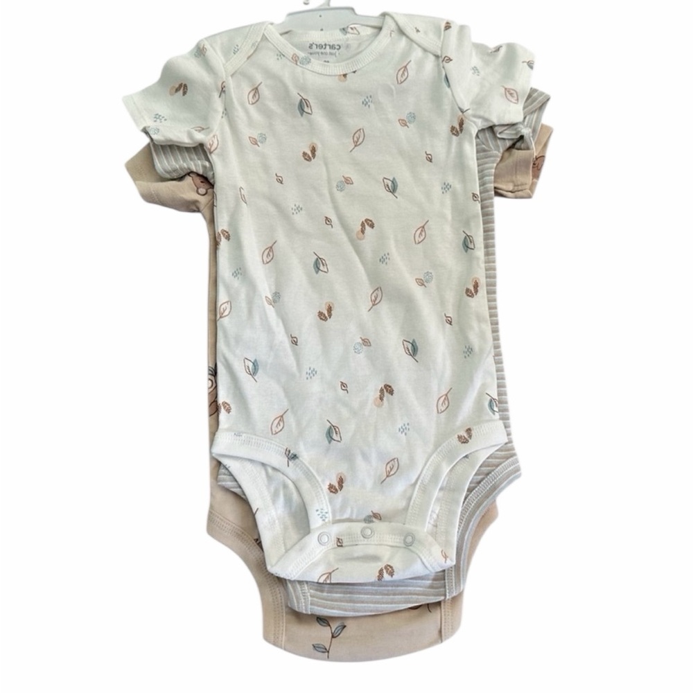 Carter’s Toddlers Short Sleeve Bodysuit Onesies 3PCS Set Size 18 Months